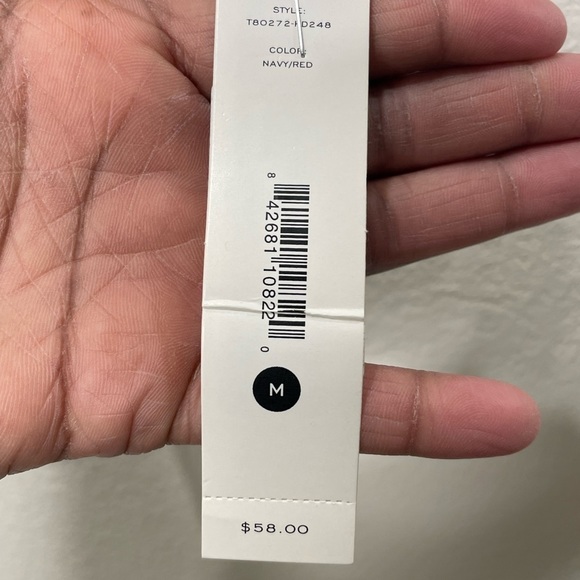 𝅺AQUA Floral Print Smocked Crop Top Size M - Picture 4 of 6